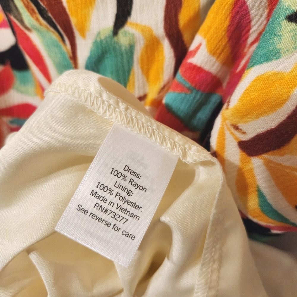 Nine West Dress | Adjustable Straps | Colorful Dress | Size Small - Picture 7 of 7